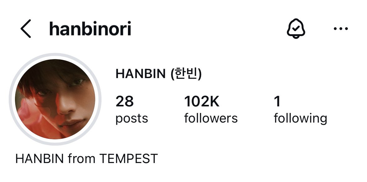_sweetdonuts's tweet image. Happy 100k+ 🥹 his followers are increasing everyday 💓

#TEMPEST #템페스트 #HANBIN #한빈