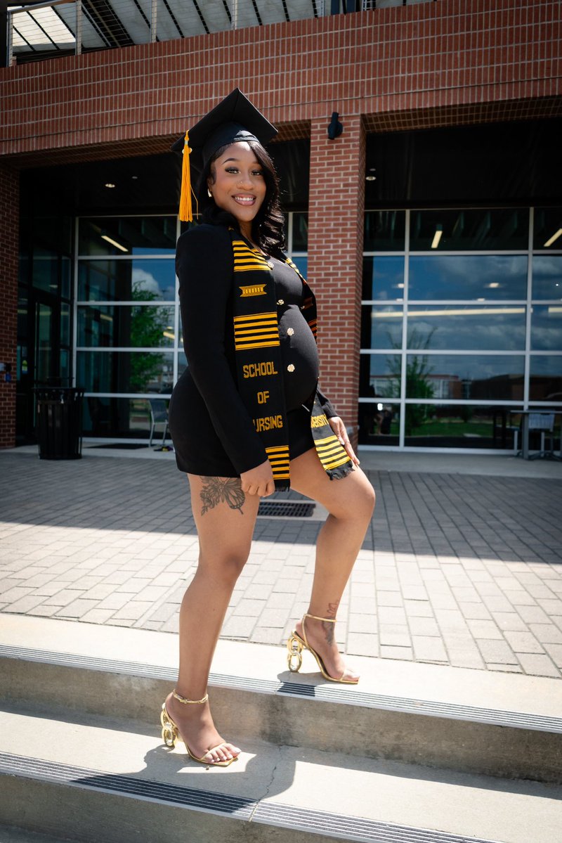 ChrisBrazille's tweet image. School of Nursing! Grambling State University! New graduate! New City! Baby on the way! #GodDid