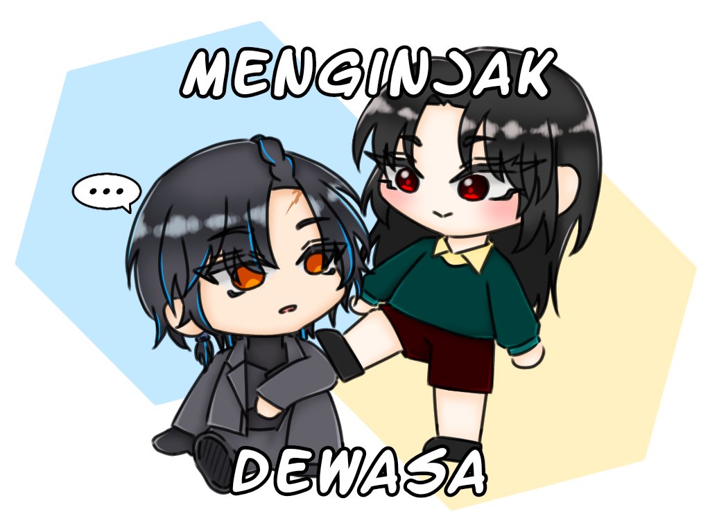 akame_eva's tweet image. Serunya menginjak dewasa

#Djatmikart #VtuberID #fanart #digitalart #artshare