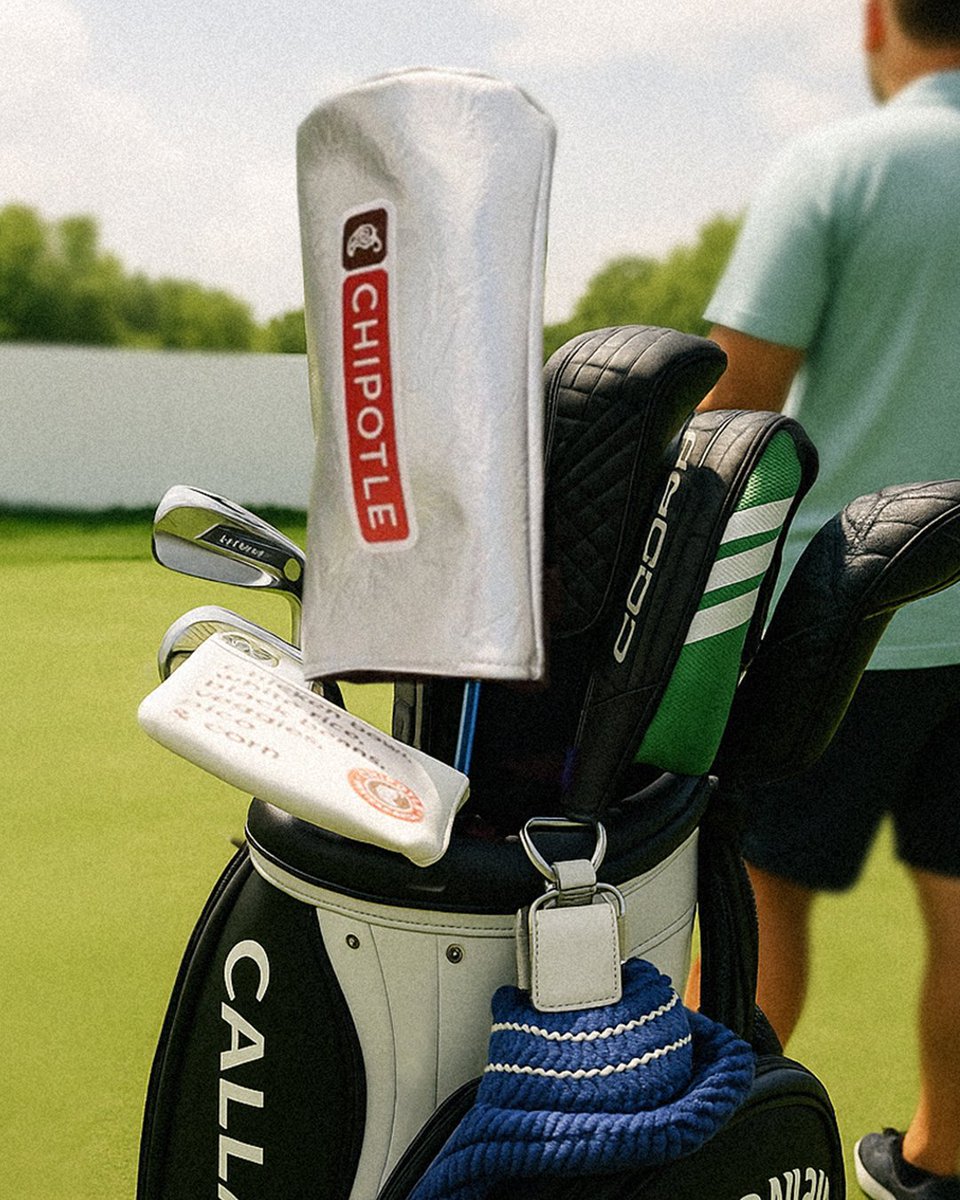 FOS's tweet photo. Chipotle and Max Homa are bringing back the foil-wrapped burrito golf club headcover. 

The limited edition Cobra brand cover will be available to buy for $90. https://t.co/hTn5zuedfJ