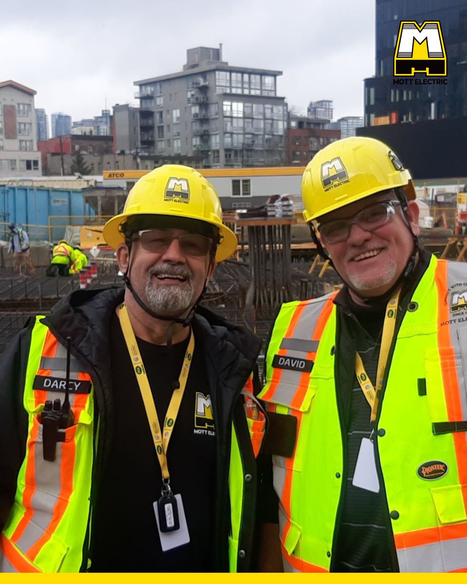 MottElectric's tweet photo. It starts early on site. Hard hats on, boots in the mud, plans spread out and conversations happening face to face. This stage of a project does not look polished yet, but it is where everything important gets set in motion. Time spent together in the field matters. https://t.co/NQWdffOdXQ
