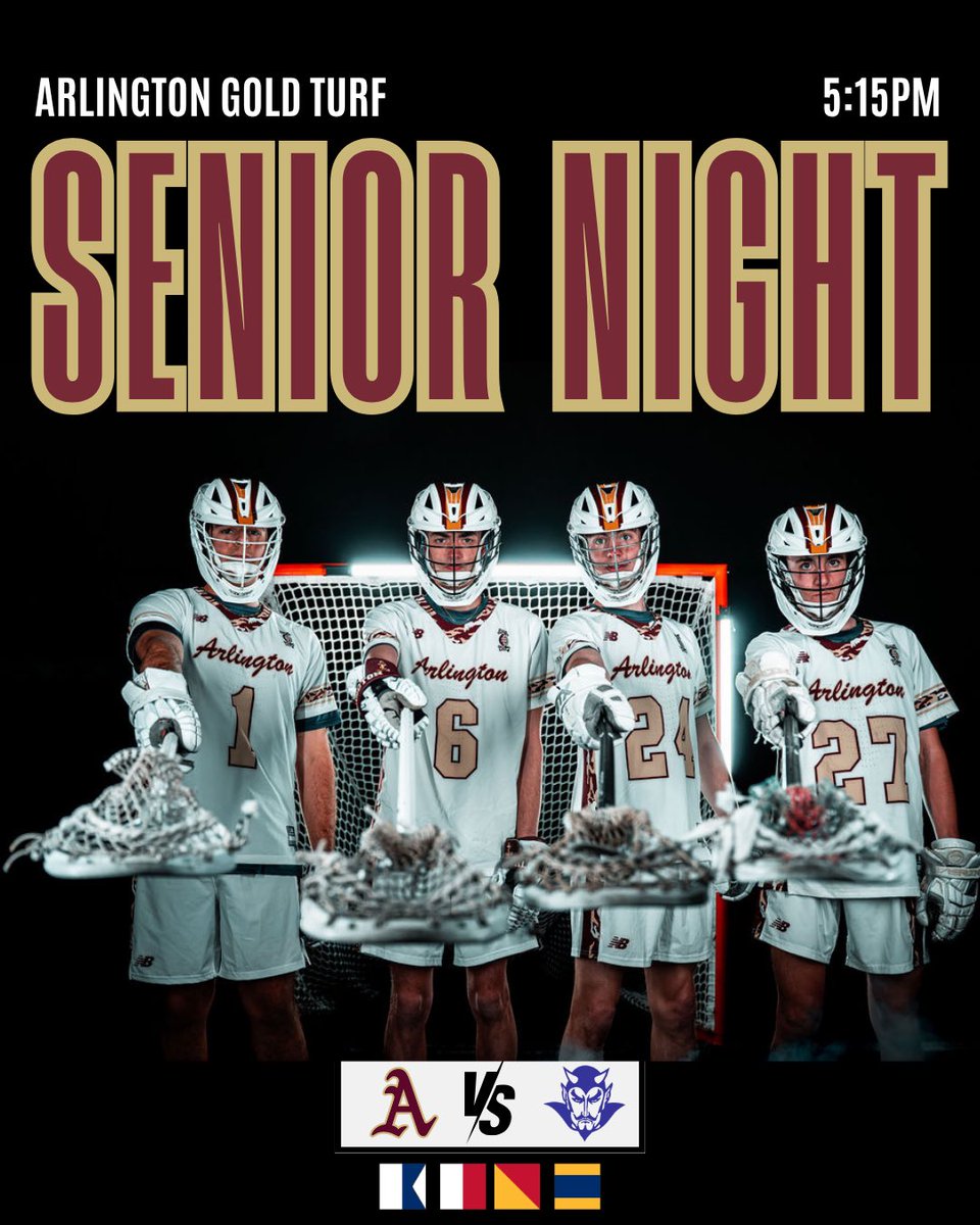 AdmiralsMLax's tweet photo. Game day! Tonight we take the Gold Turf to celebrate our seniors that have been at the core of our Arlington family. 

📆: 5/05
🆚: Haldane
⏰ : 5:15pm
📍: Arlington Gold Turf https://t.co/TF9bYdSoHZ