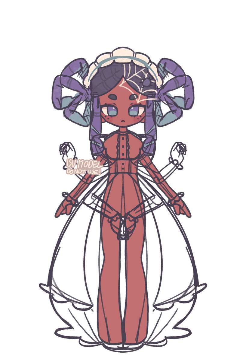 isuniim 🍊 CUSTOMIZABLE MODEL WIP tweet media