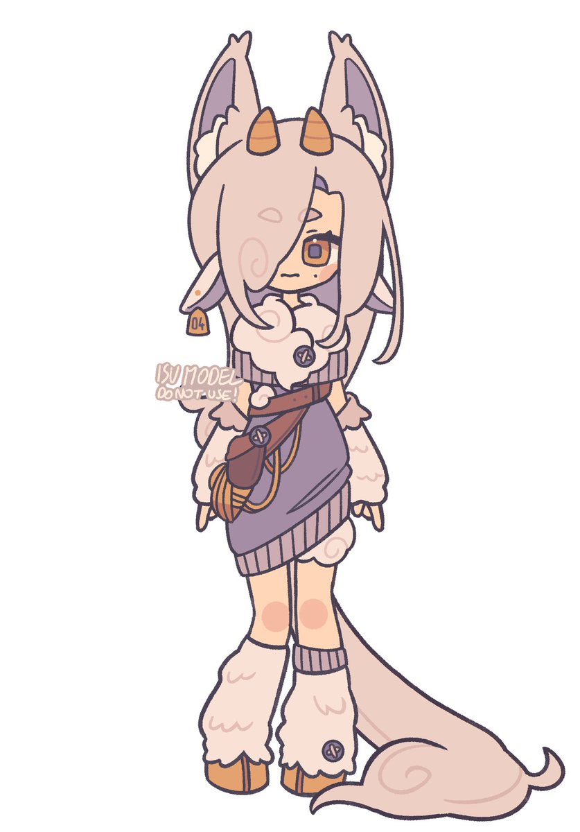 isuniim 🍊 CUSTOMIZABLE MODEL WIP tweet media