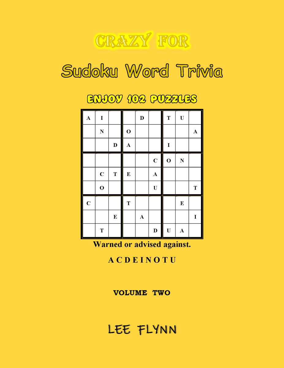mcwilsonky's tweet image. 📣📣CALLING ALL SUDOKU FANS!📣📣

A color themed Sudoku Book Series!

Crazy for Sudoku Word Trivia, Volume 2
by Lee Flynn @LeeFlyn12369252

Available in Paperback sudokuwordtrivia.com

FREE APP coming soon to a mobile device near you! 📱
#games #sudoku #trivia #free #app