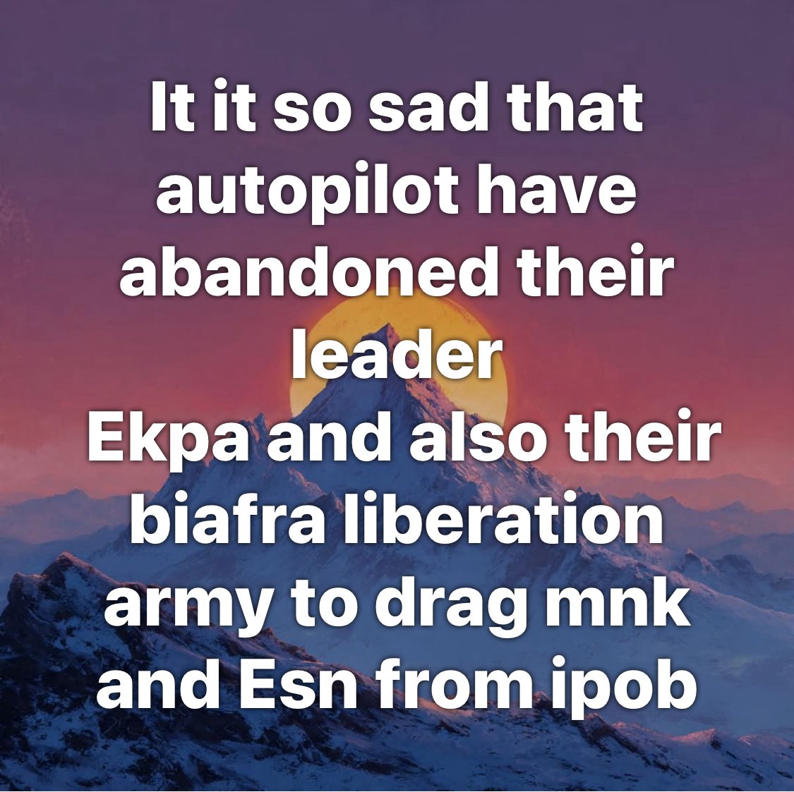 uyi_clement's tweet image. Be Wise! Do Not Fall For The Games Of The Enemies Of #BiafraFreedom So You Do Not Have Yourself To Blame…

#DOS Are Wise!