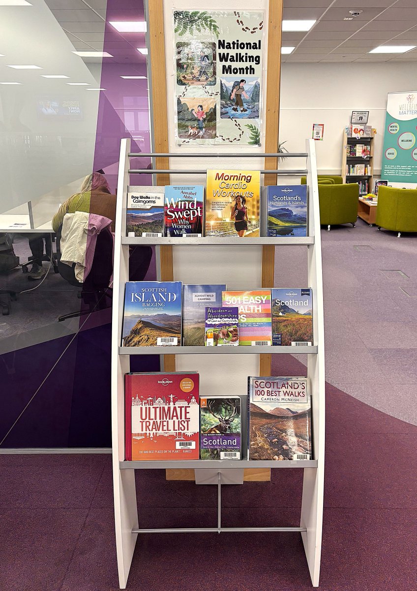 NESClib's tweet photo. 🚶‍♀️ May is #NationalWalkingMonth!
Visit the library to check out our walking-themed book display 📚 and pick up local walking route leaflets 🗺️. Digital leaflets area also available https://t.co/3KQHEVIbyt 
👣 #GetWalking #LoveLibraries https://t.co/161aDcFPEc