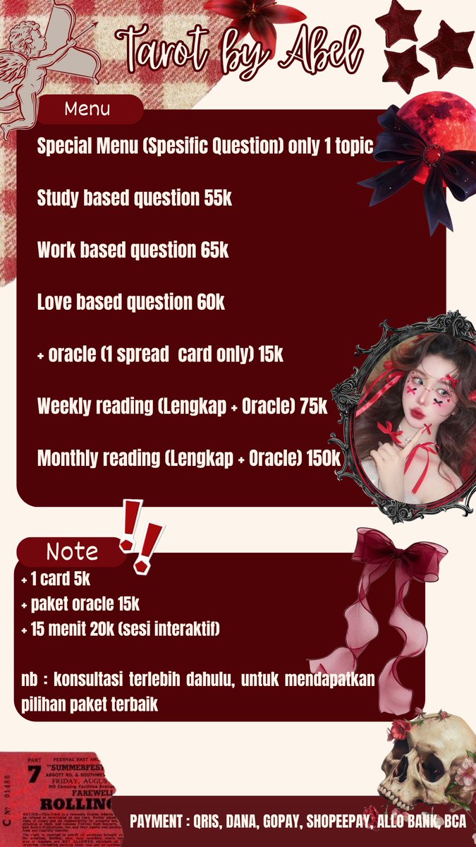 ABEL — TAROT n’ TERAWANG OPEN 🌟🌠 tweet media