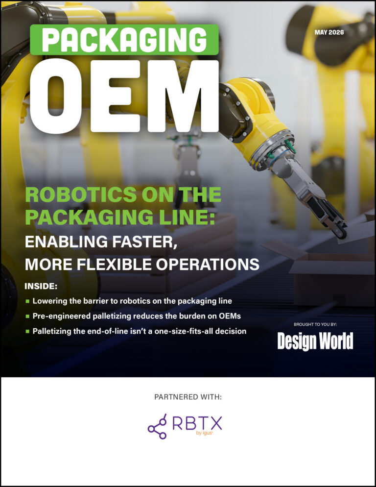 PackagingOEM's tweet photo. Labor is harder to find, but end-of-line packaging still relies on manual work. Robotics is reshaping how lines are designed and deployed.

Our latest report examines how it’s being applied today. Download now: https://t.co/zWsFOyVhat https://t.co/hgFdSm36a2
