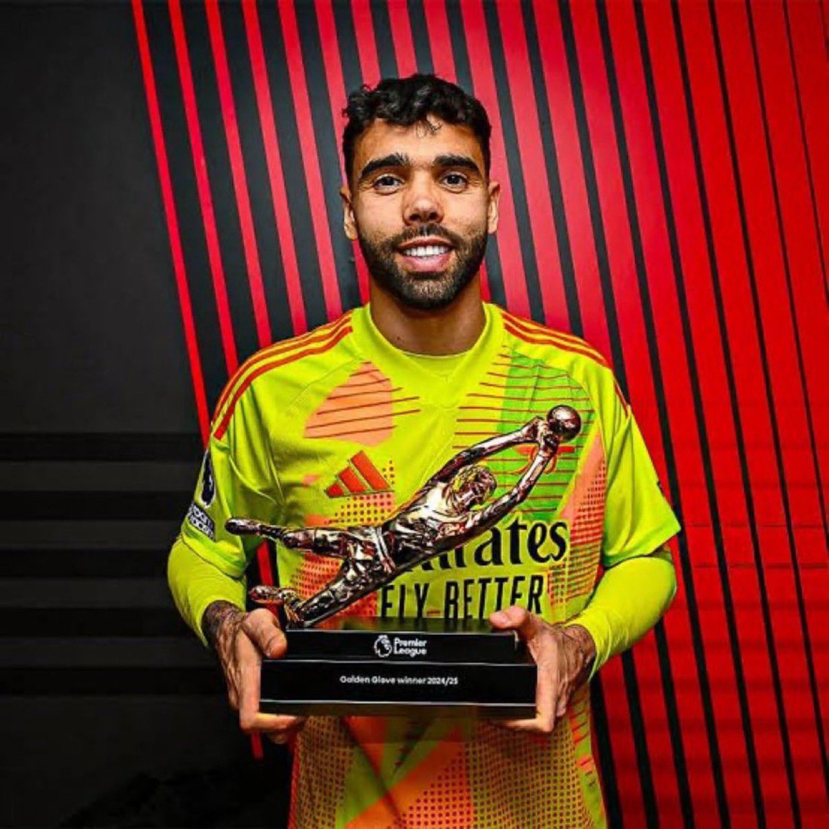Meet David Raya the first goalkeeper to win 3 golden gloves in a row