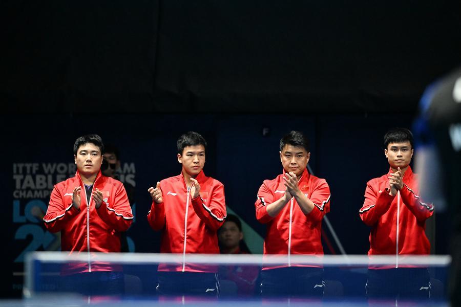 XHSports's tweet image. China cruised to a 3-0 victory over Australia on Tuesday to advance to the men's team last 16 at the 2026 ITTF World Team Table Tennis Championships Finals xhtxs.cn/bb4x
#TableTennis