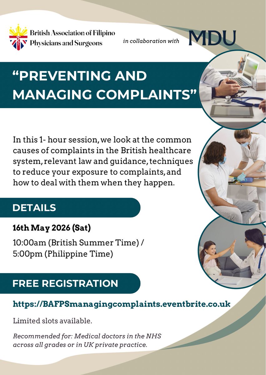 British Assoc. of Filipino Physicians and Surgeons tweet media