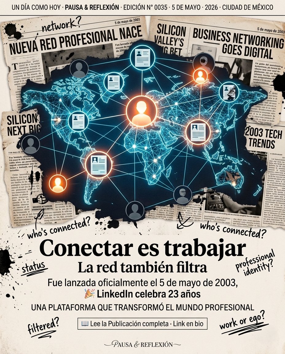AnaGuzn's tweet image. ▸ LinkedIn
La red donde el trabajo también cuenta historias.
📖 Lee la reflexión completa: cómo cambió la forma de conectarnos profesionalmente.
#LinkedIn #Trabajo #Networking #MarcaPersonal #Digital