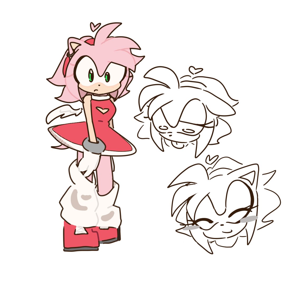 _dearestdolli's tweet photo. Dolli doodles and Yume Sonamy 
#amyrose #sonicthehdgehog #sonamy https://t.co/cNtGcs5OxS