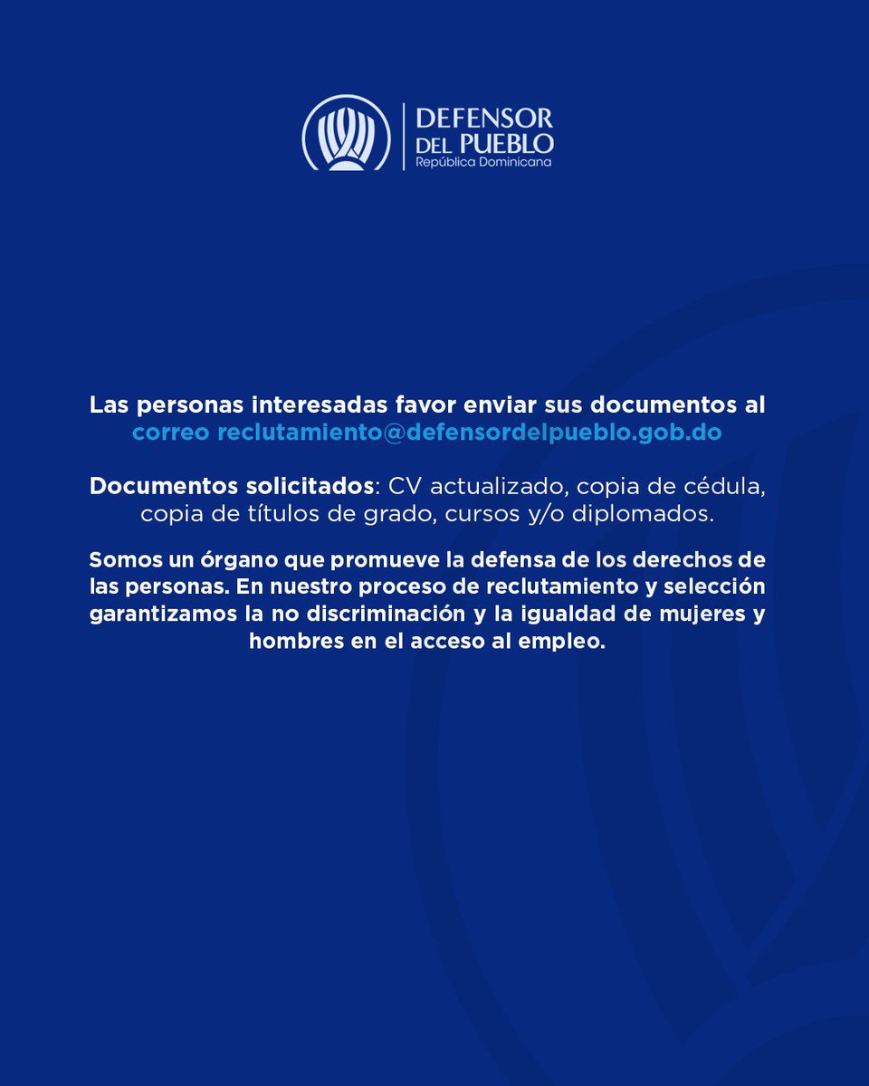 Defensor del Pueblo tweet media