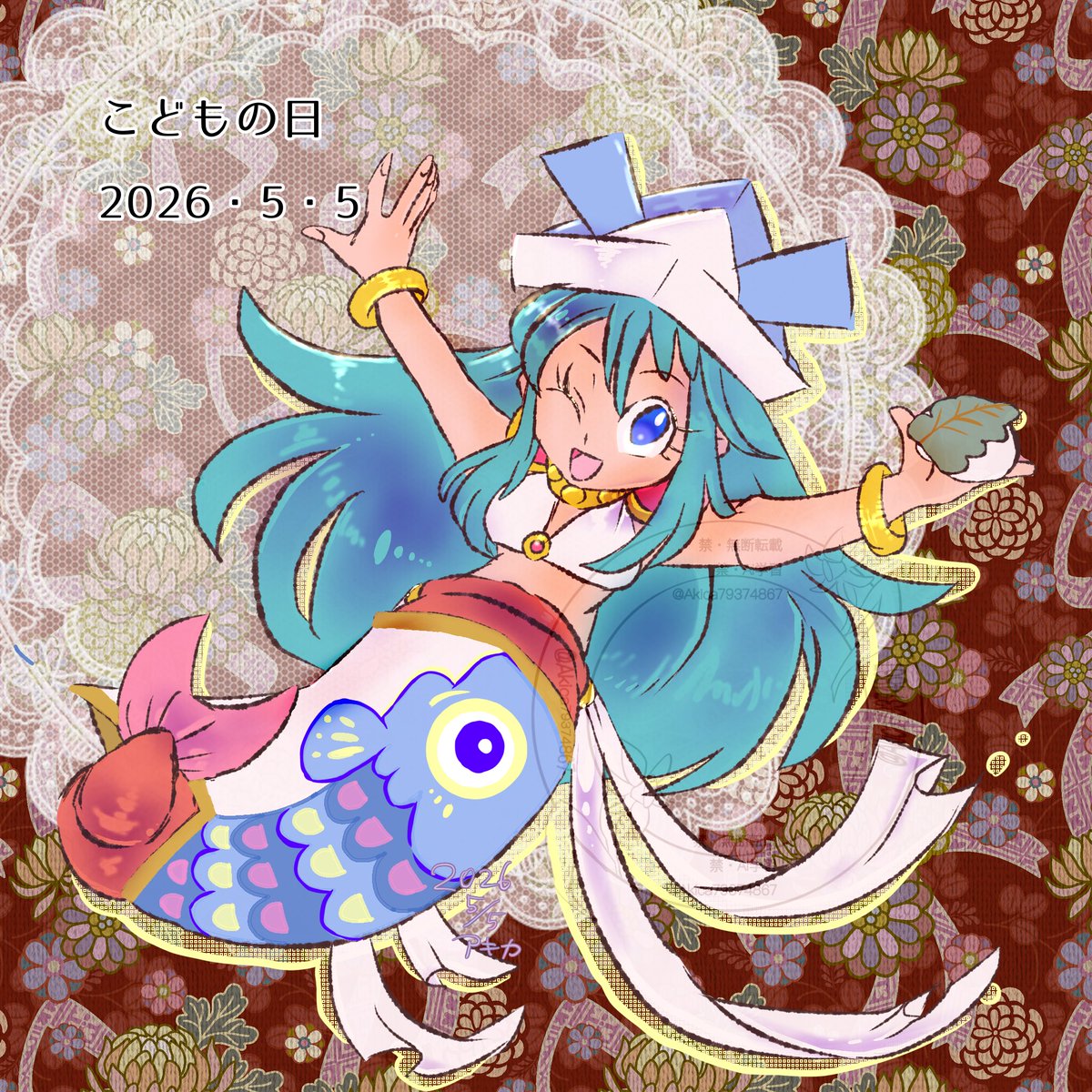 こどもの日🎏

当日いきなり描きたくなったので久々に真剣に描いた
やっぱ完成させるの気持ちいいね‼️