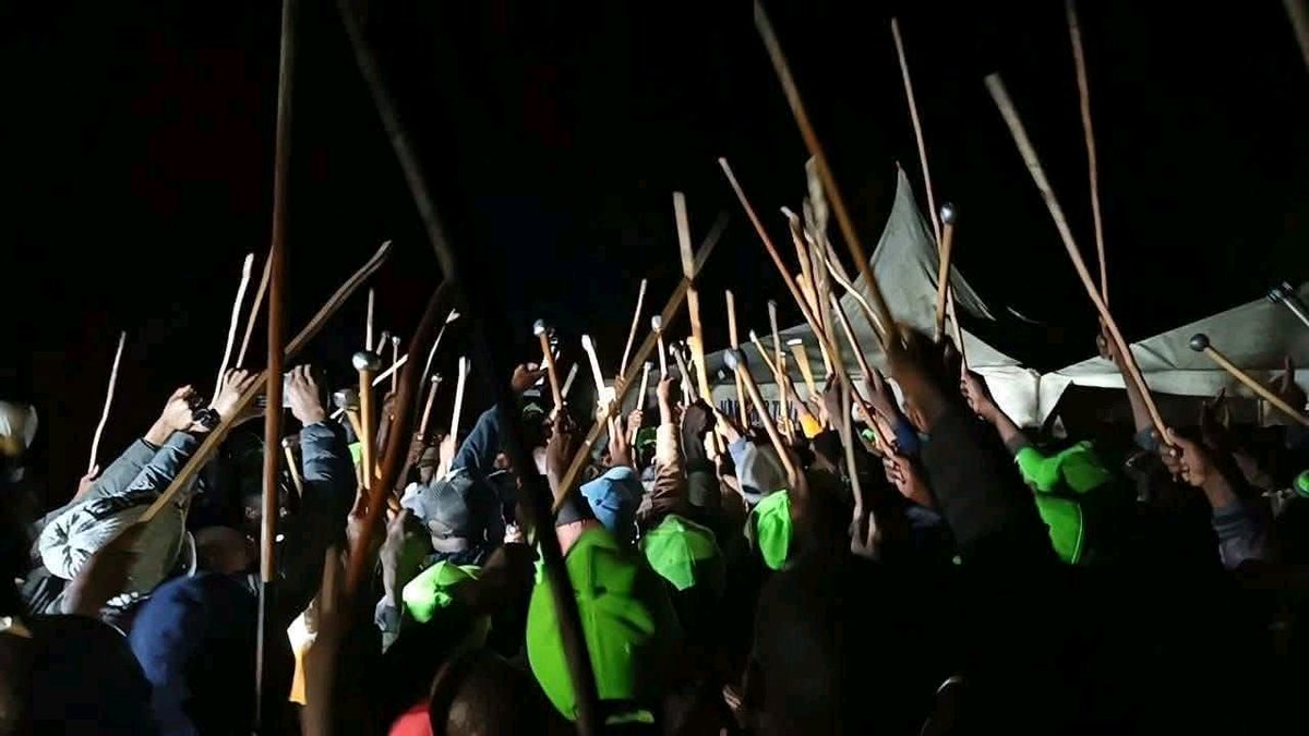The Emurua Dikirr DCP party Candidate  Hon Rotich late night submissions to his supporters Ahead of the 14th May By-elections.