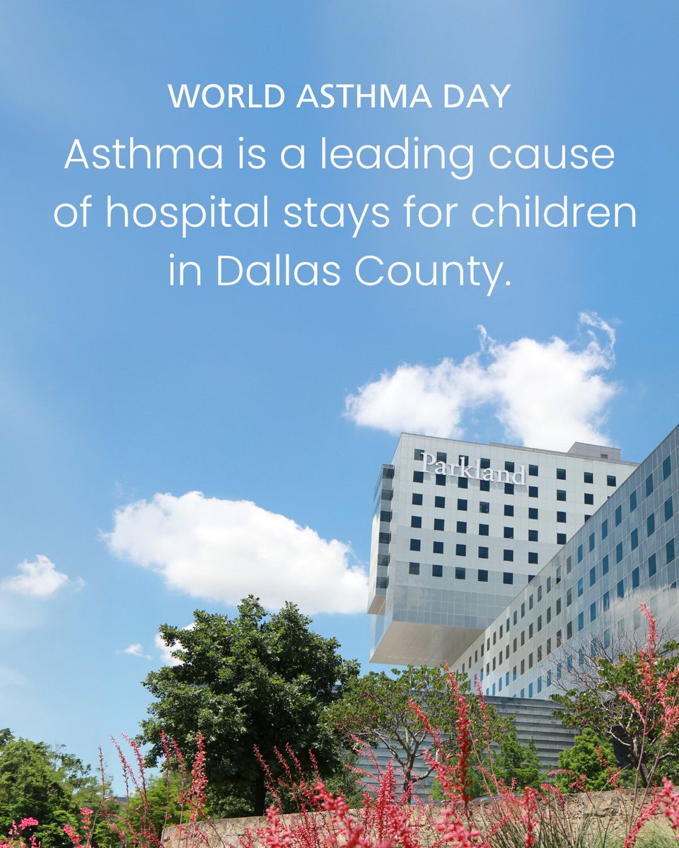 Parkland's tweet photo. This World Asthma Day, Parkland is helping families recognize the signs of asthma and understand how it can be managed so children can live active, healthy lives.

Read more about symptoms, care and resources: https://t.co/ZOdxJjvCid https://t.co/d5wZJWkyDa
