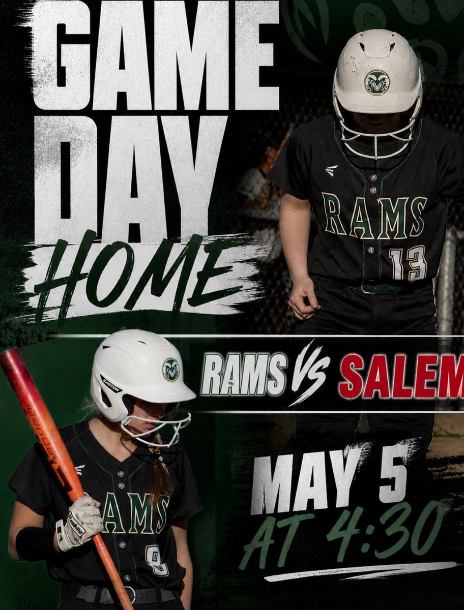 CoachMorinSMHS's tweet photo. Game Day! 4:30PM 1st Pitch vs the Witches from Salem High School! #GoRams https://t.co/ITsTwOXVtH