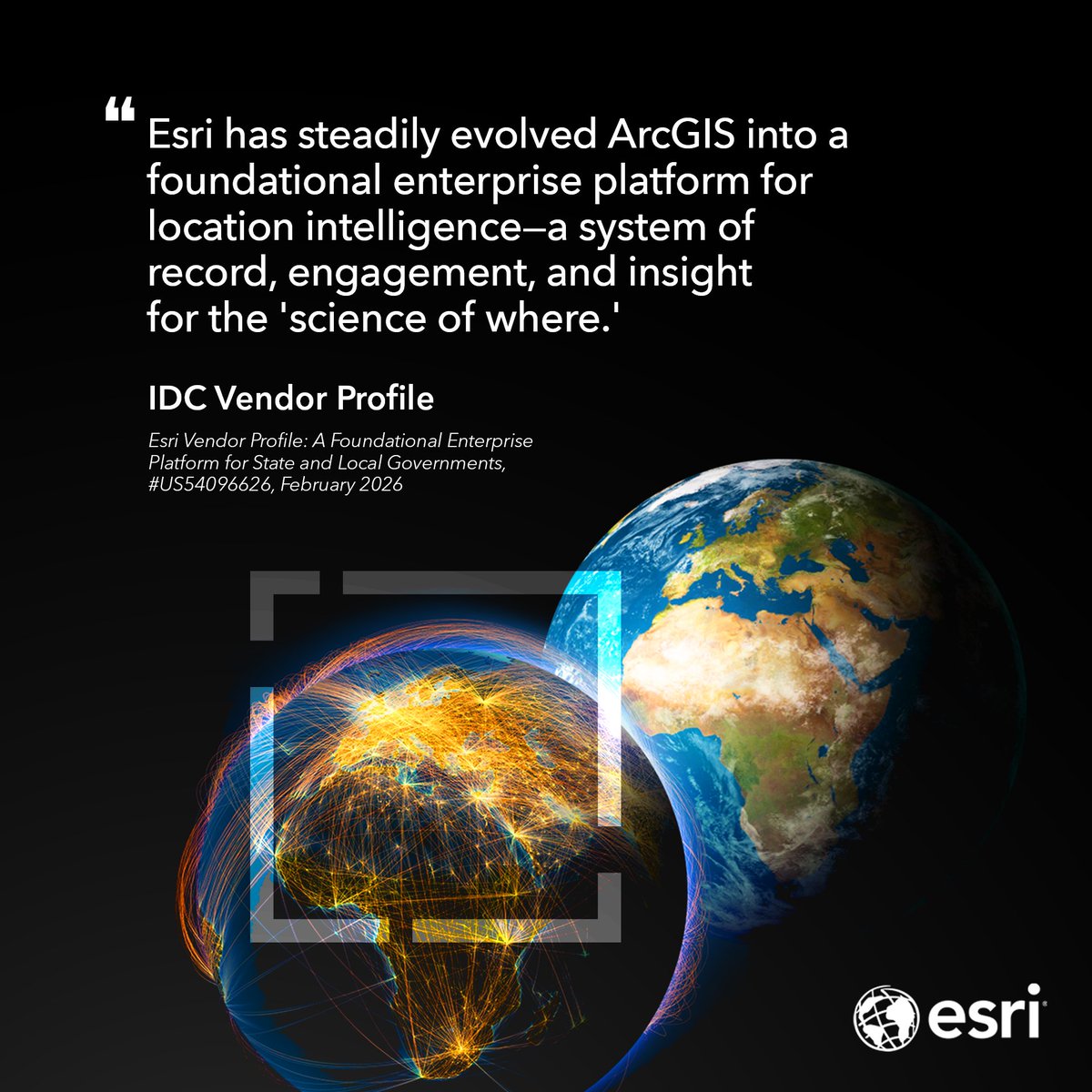 Esri tweet media
