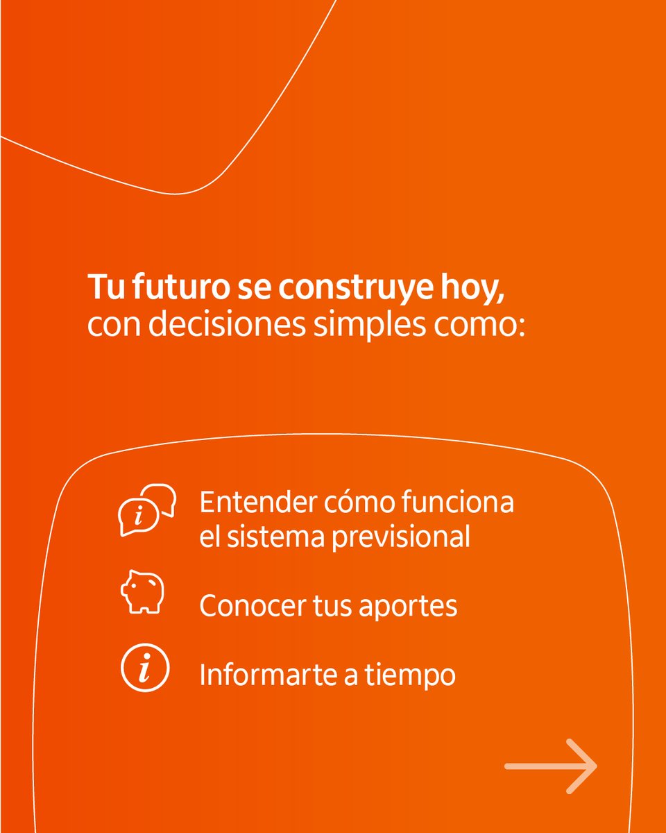 AFAPItau's tweet photo. “Para eso falta mucho” es una frase común cuando hablamos de la jubilación.

Pero el futuro no empieza después, empieza con pequeñas decisiones hoy.

Informarte lleva menos tiempo del que pensás. https://t.co/GyYnRG6HHU