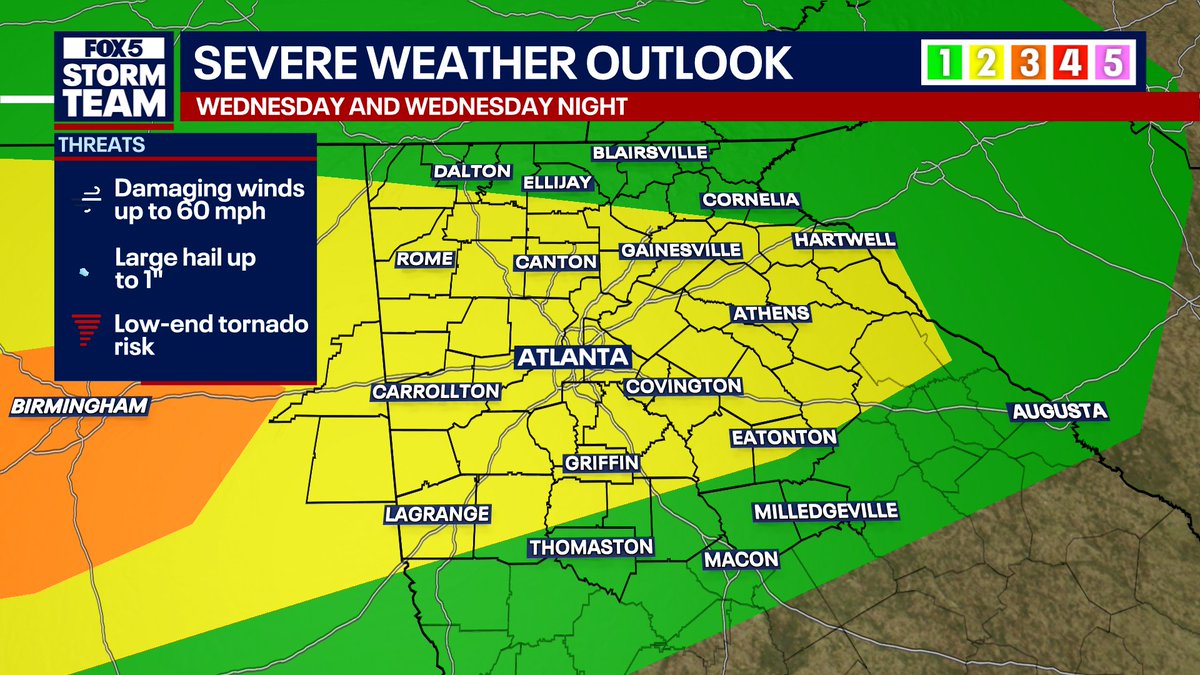 UPGRADE: Metro Atlanta and most of North Georgia has been upgraded to a ...