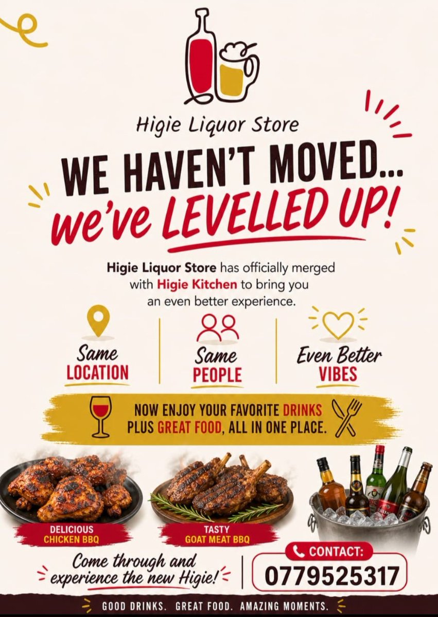 JWBPaul's tweet photo. This is it. Levelling up is the new norm. Morphing from old to new un the same location. Woow.. Higies Liquor Store. The place to be. Locate and enjoy the ambience,the experience, the foodies, music and all. A place to write back about [Refer]. https://t.co/RWnEzZv7lE