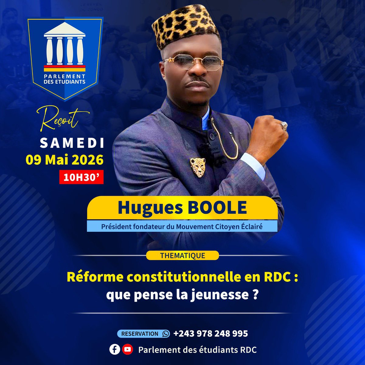 Hugues Boole Ndombo tweet media