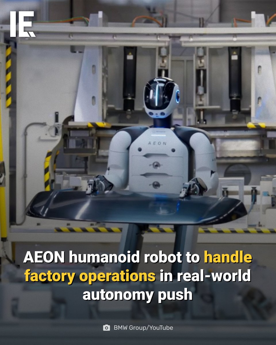IntEngineering's tweet image. Hexagon, Fill partner to drive smarter, scalable automation across real-world workflows.
bit.ly/4tRjkRI

#HumanoidRobot #FactoryAutomation #PhysicalAI