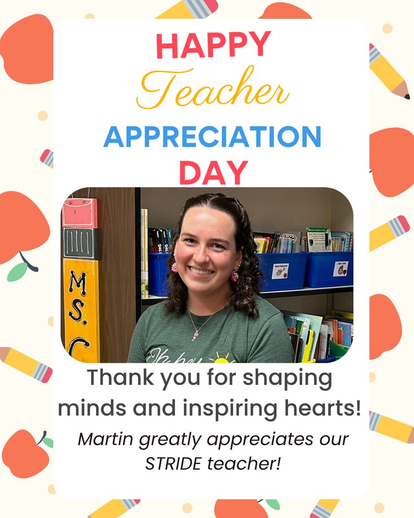 Martin_Mustangs's tweet photo. 💙📚 BIG THANK YOU to our teachers for making learning exciting, meaningful, and FUN! We appreciate you today and always 🙌✨ https://t.co/X0RL6EJAYI