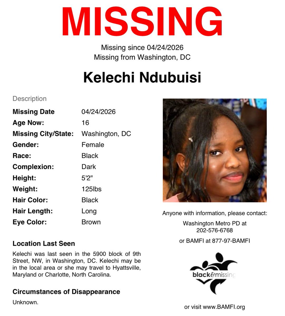 Blk & Missing FDN tweet media
