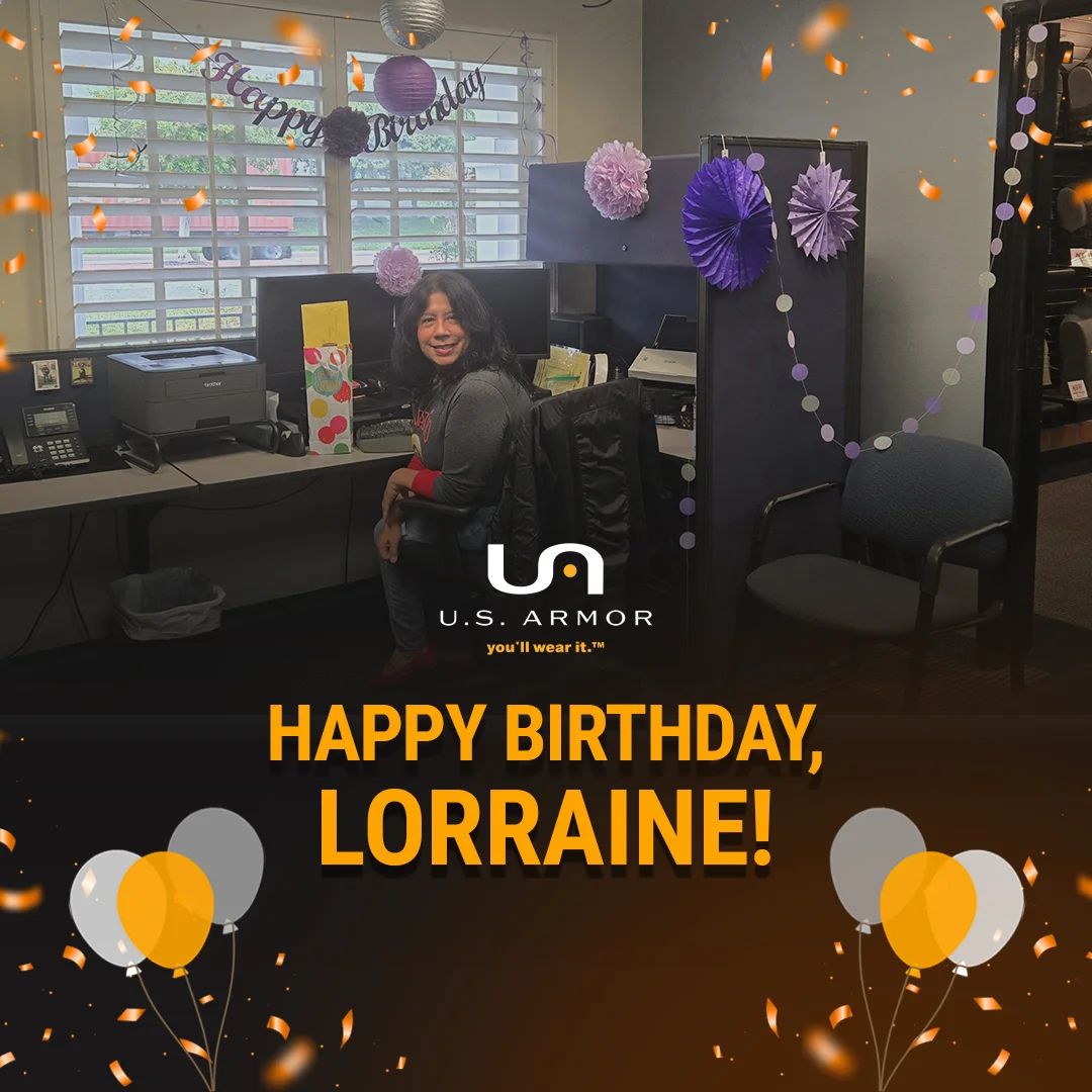 US_Armor's tweet photo. Happy Birthday, Lorraine! 🎉
We appreciate everything you bring to the US Armor team and hope you have a great day! https://t.co/N3ljKEVlC7