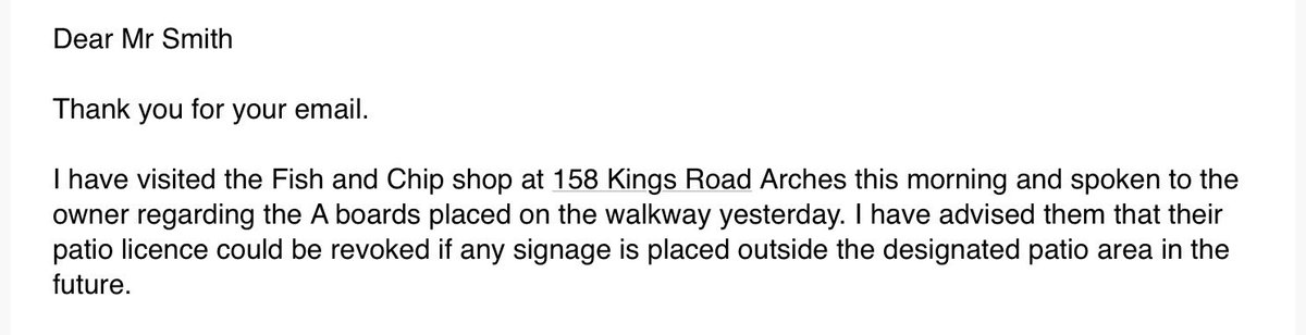 Simoncitizen's tweet image. @sussex_police @SussexIncidents @RSPCA_official Why is it @BellaSankey #BHCC #surveyor emailed me 12:16.p.m today after my complaint raised yesterday 4/5/26 regarding chip shop #Obstruction Why have no #Officers tracked down #Abusive #Dog in #GoldstoneRoad x.com/simoncitizen/s…