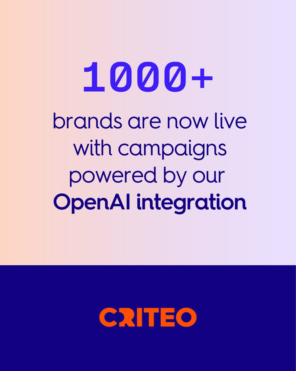 Criteo tweet media