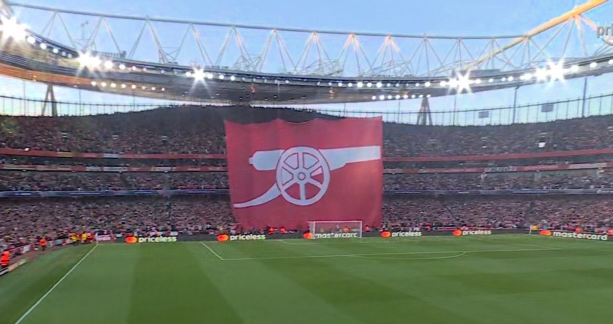 TabloideGunner's tweet image. EL TIFO ESTA LISTO!!

#ARSATL #UCL