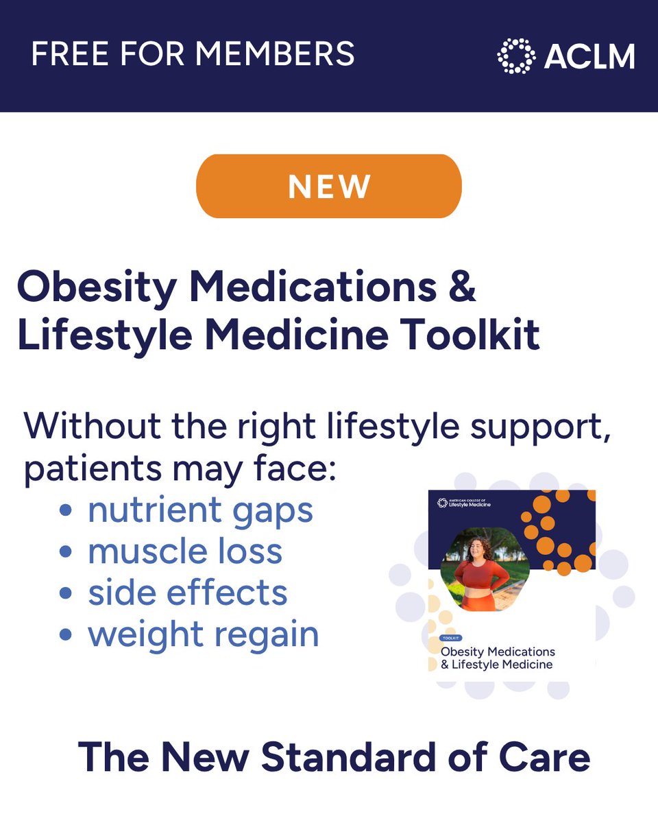 American College of Lifestyle Medicine tweet media