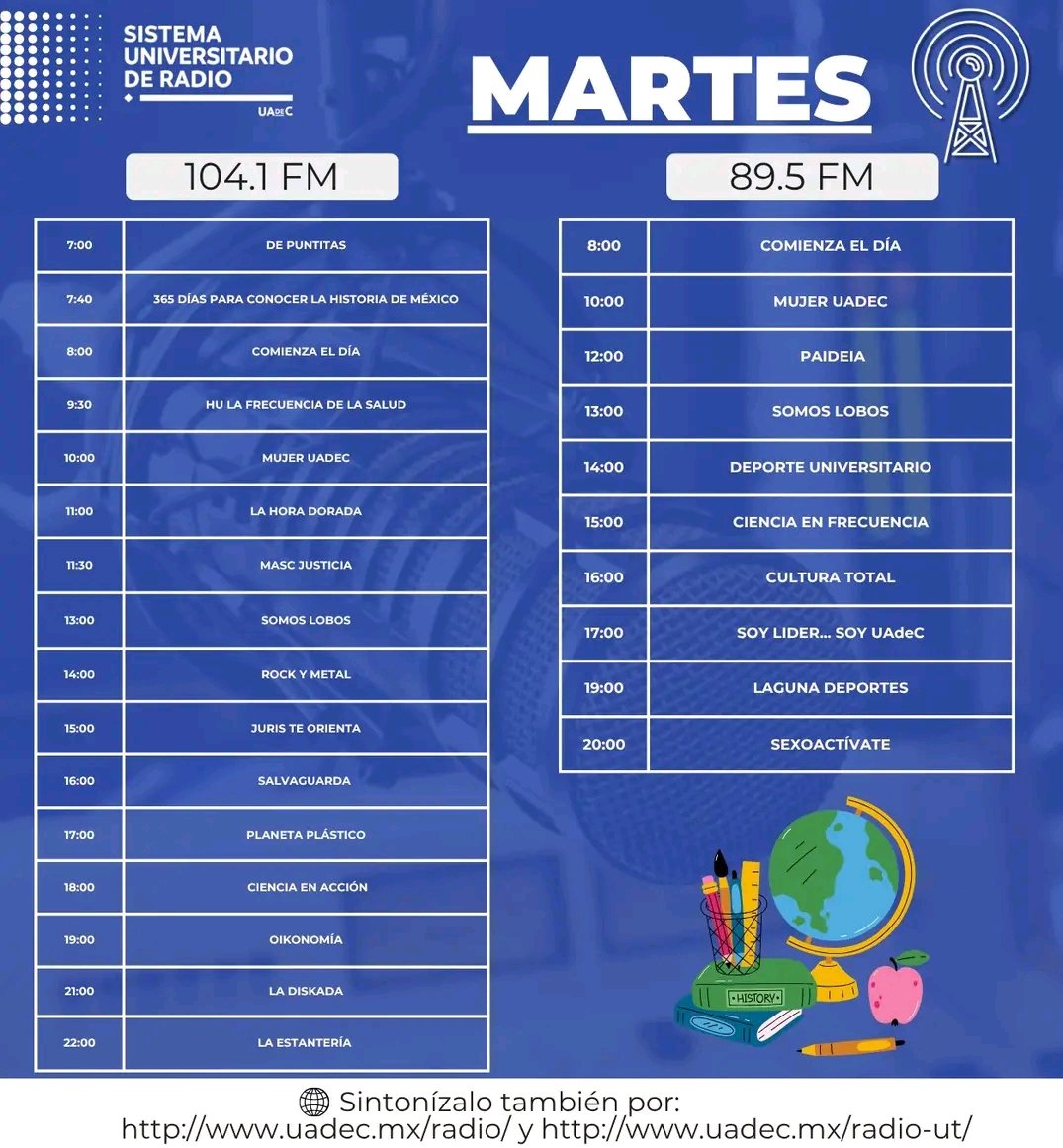 Sistema Universitario de Radio UAdeC tweet media