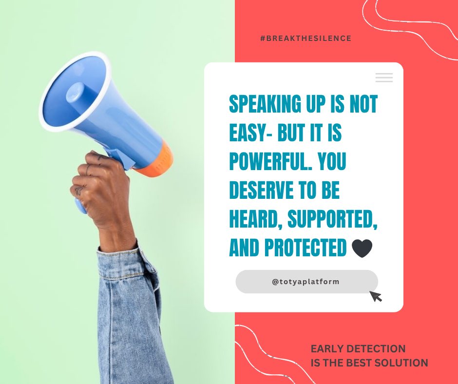 totyaplatform's tweet photo. Your voice matters, even when it shakes. π#youmatter #BreakTheSilence #speakup #fyp #viral #learnonx https://t.co/nELVPDYpOu