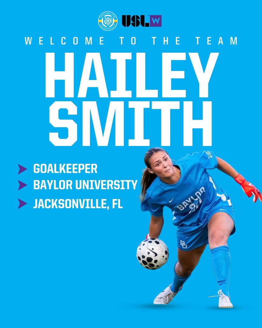 GK_Hailey1's tweet photo. Let’s gooo! Ready to work my tail off this summer and get better every day. @BaylorFutbol @SportingJaxSa @sporting_jax @goldstargk https://t.co/1CGkS9GgPb