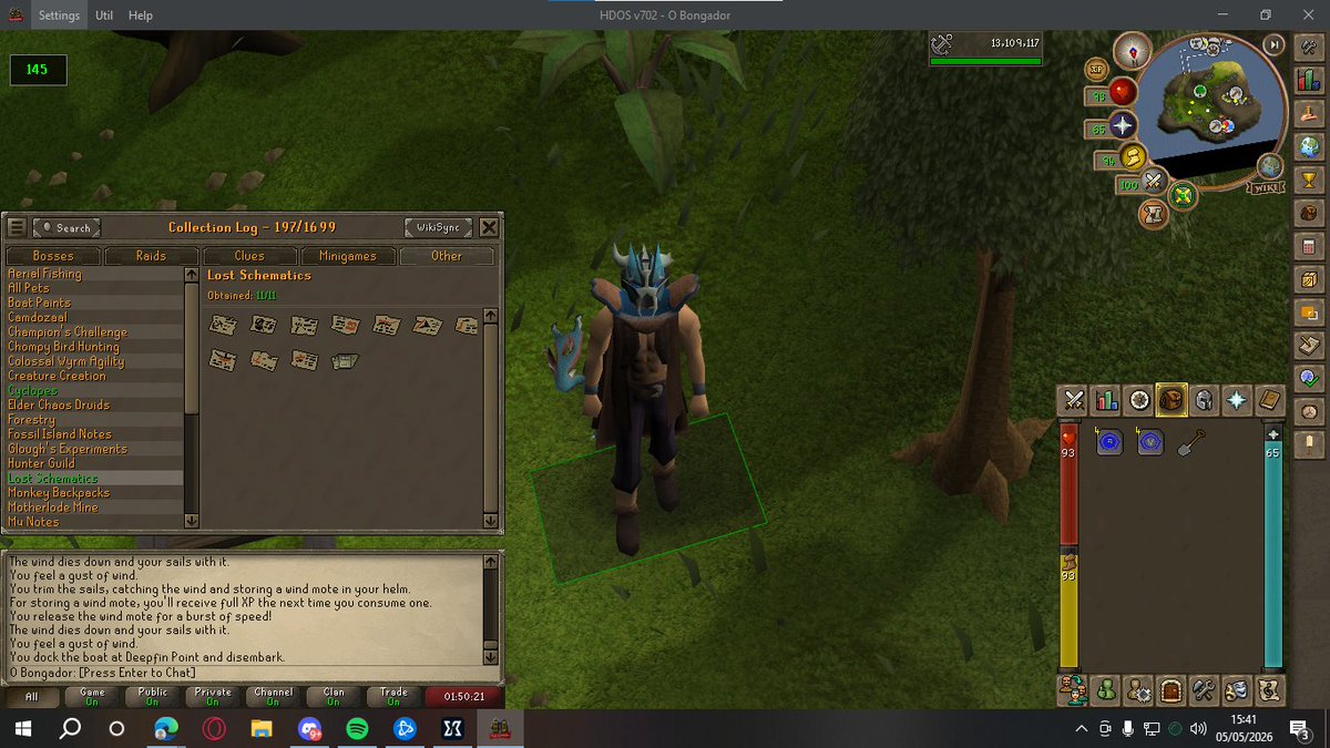 jxozinnn's tweet image. Lost Schematics CLog all green ✅

#osrs