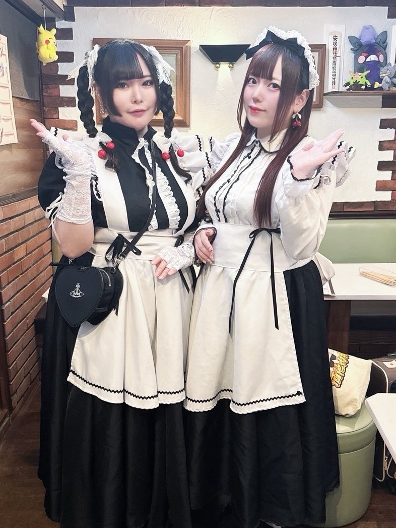 muramurarinn's tweet photo. 5/5福与喫茶へのご帰宅ありがとうございました🍒
藤田シオンちゃんとの初イベント、楽しんでいただけましたか？
私は今、幸せな気持ちでいっぱいです🫧
今回もみんなの初めてをたくさん奪えてうれしかったなー？

来店＆遠隔特典は順番にお送りしますね♡

次回は6/6福与喫茶1周年＆木村39周年です🎂 https://t.co/hR1qAm8u3M