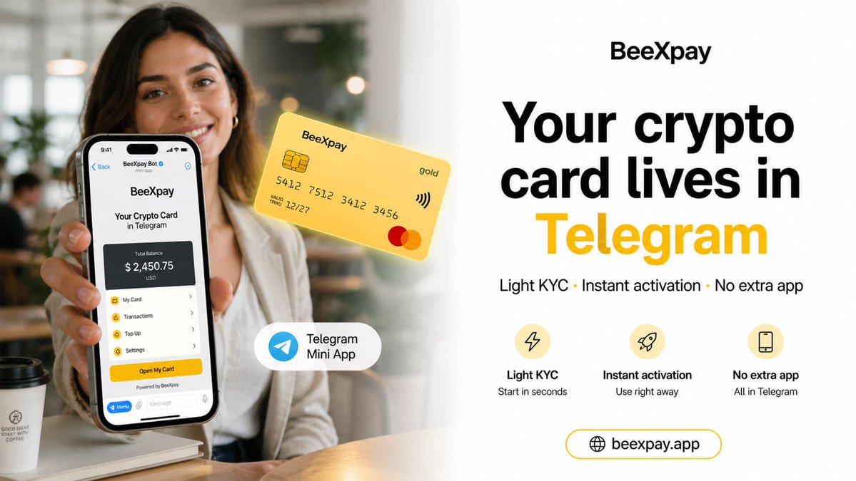 BeeXpay | Crypto Cards & eSIM tweet media