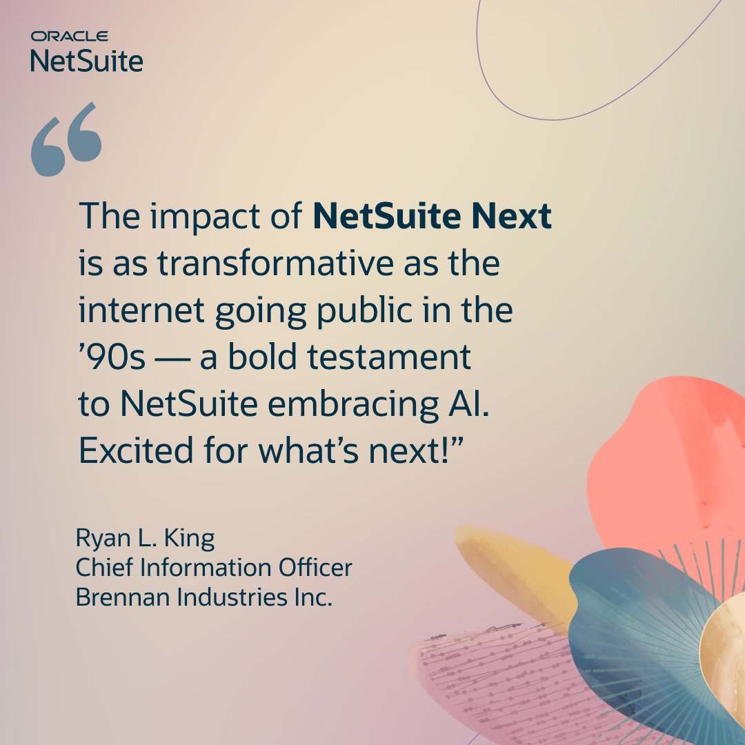 NetSuite tweet media