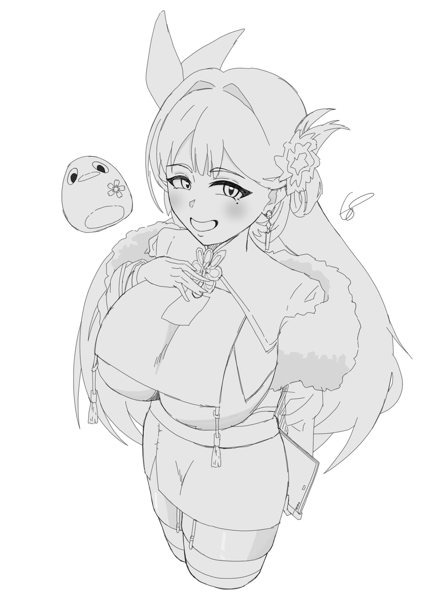 Cappybari's tweet photo. Snow Crane from Nikke Goddess of Victory quick sketch

#NIKKE #SnowCrane #NIKKEfanart https://t.co/ARVq56eTRv