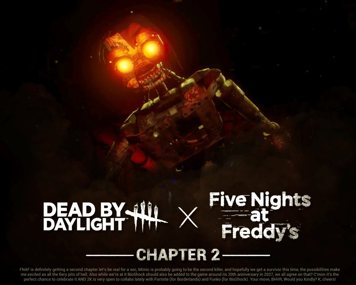 BioShock4DBD (Fan account), Would you Kindly? 🌊 tweet media