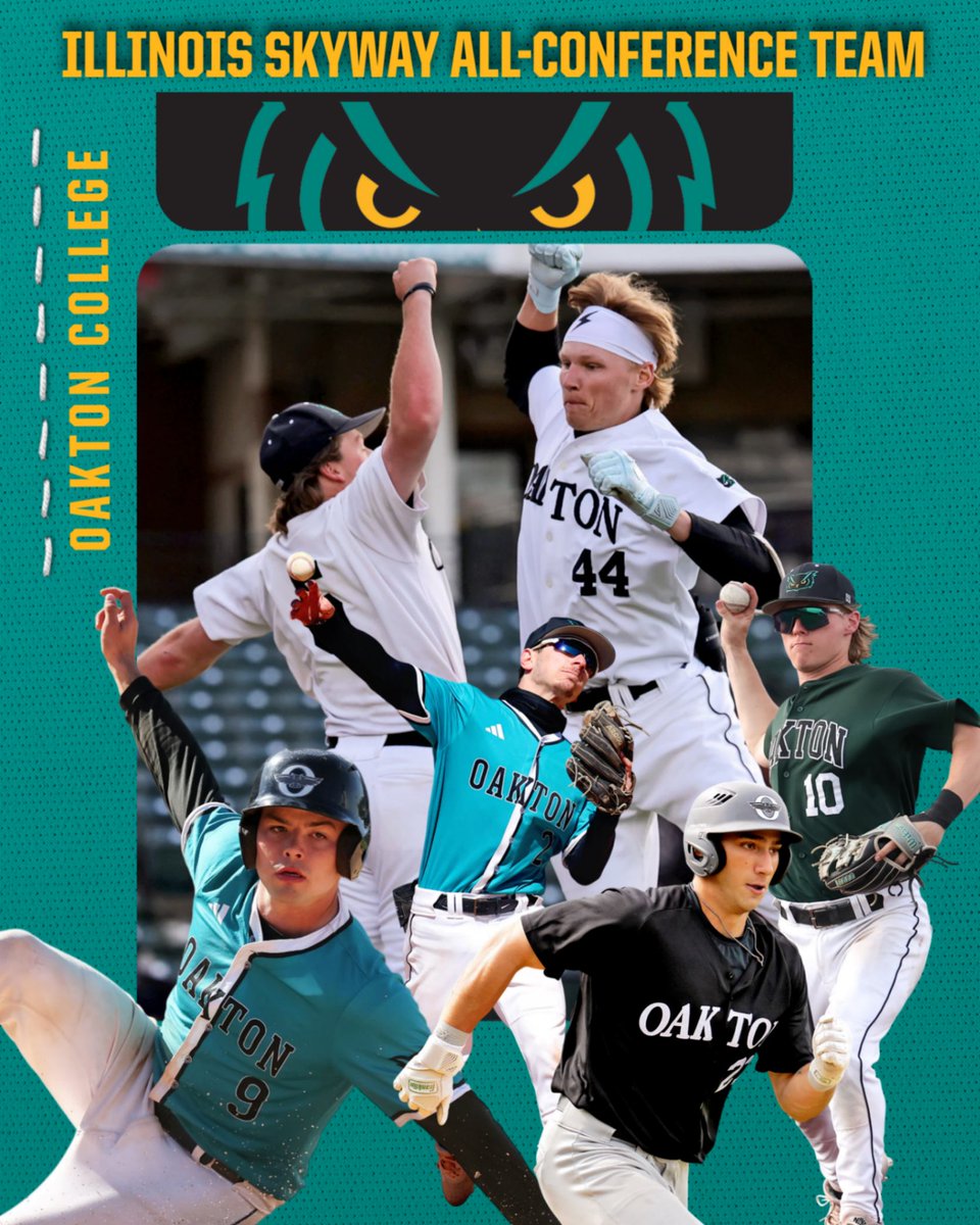 OaktonOwls's tweet photo. Meet our Illinois Skyway All-Conference Team👏🏾 
1st Team Giovanni Long &amp; Parker Reinke
2nd Team Daniel Dellaria &amp; Brandon Heath
Honorable Mention William Hoerner
Congrats! https://t.co/5h4MtT5oEj