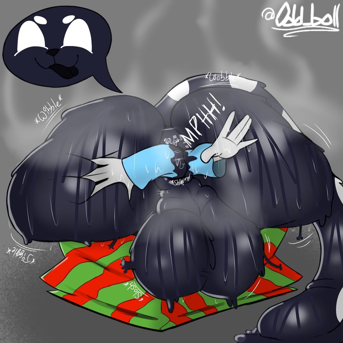 Cas_The_goo's tweet photo. Best thing about getting Av’ed by a slime btw~

#vore
#slime https://t.co/c9cHbuIE6L