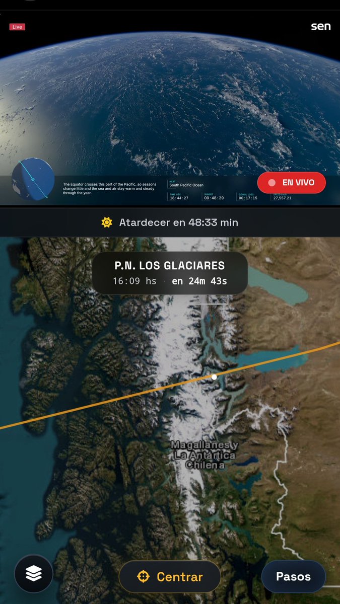 SatelitesArg's tweet photo. 🔴 En 20 MINUTOS se podrá ver en 4K desde el espacio el parque nacional Perito Moreno 

Miralo acá 👇
https://t.co/tTmW6Ulc09 https://t.co/CV2xzlU1NM