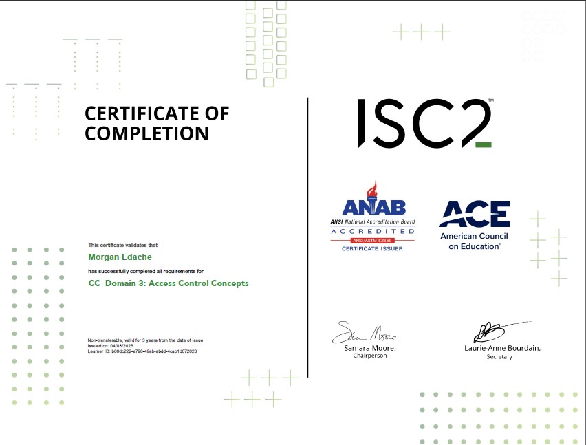 EdacheMorgan's tweet photo. Day 99 of the #100DaysofCyberPH 
Just dropped all my ISC2 certificates .

This journey wasn’t smooth — a lot of studying, retries, and late nights — but we made it.

Stacking knowledge, stacking wins… and we’re not stopping anytime soon.

@PHCyberGiants 
#PHCyberGiants https://t.co/DNlKtg1a0S