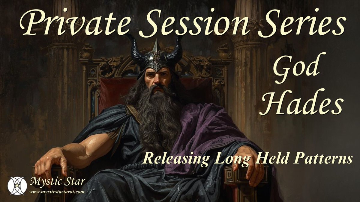 Private Session with Hades: Releasing Long Held Patterns
youtu.be/b6F7QyQZcnY
💖
#MysticStar #PrivateSession #Hades #releasingpatterns